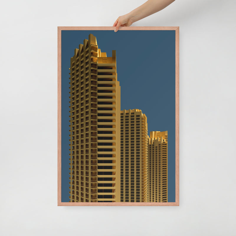 Barbican Framed Prints With Shadow