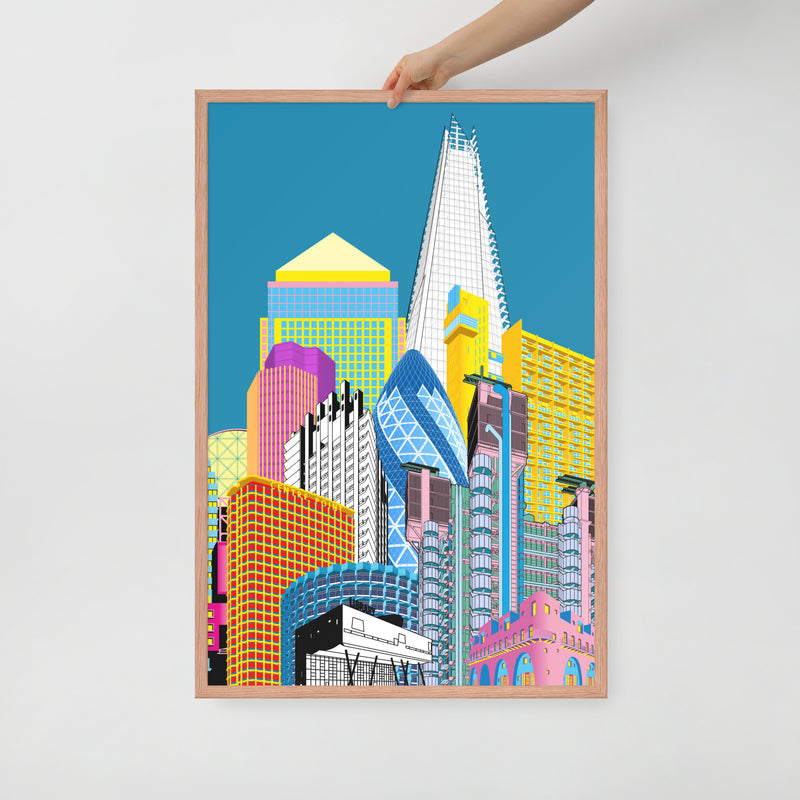 London Skyline Framed Prints