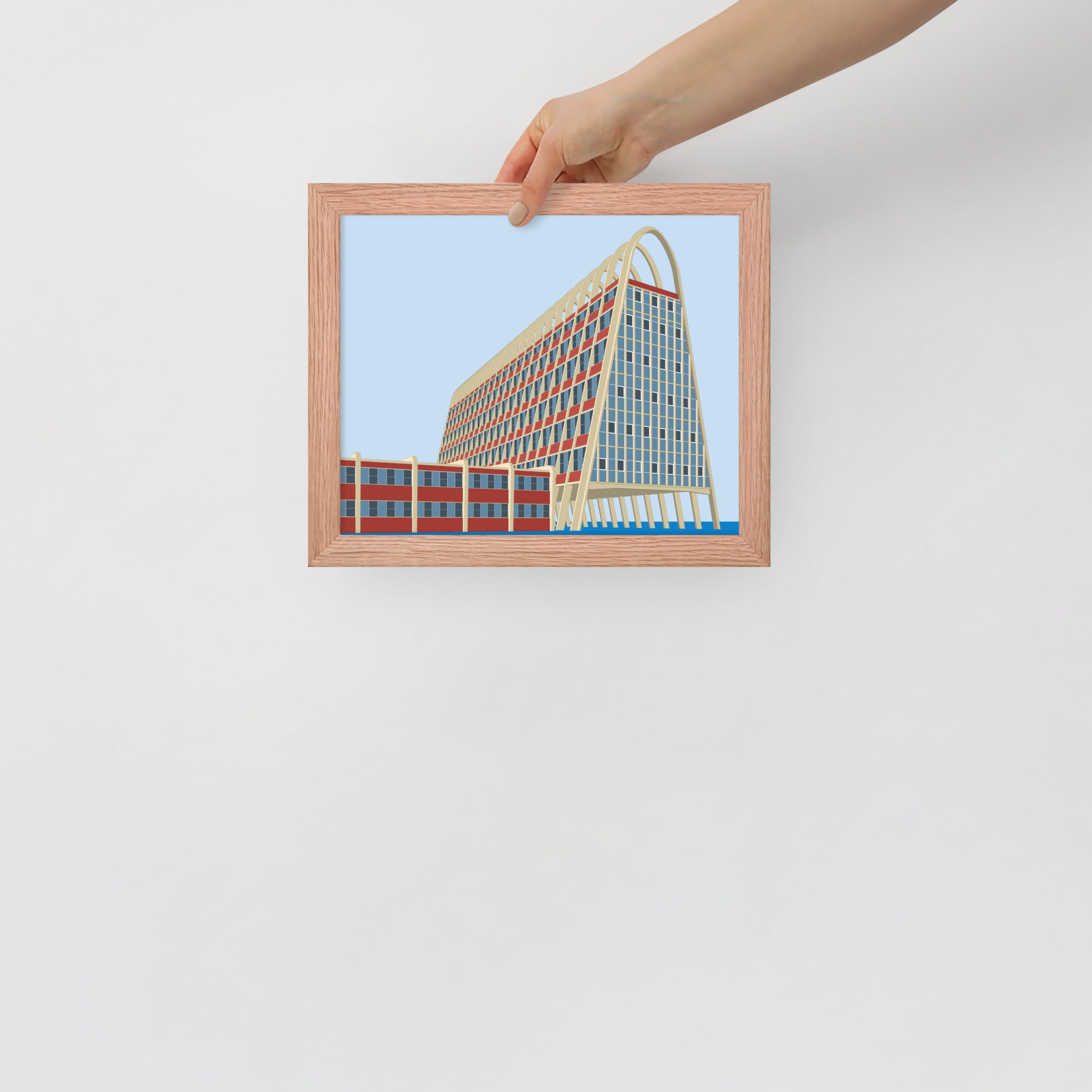 Manchester Toast Rack Framed Prints