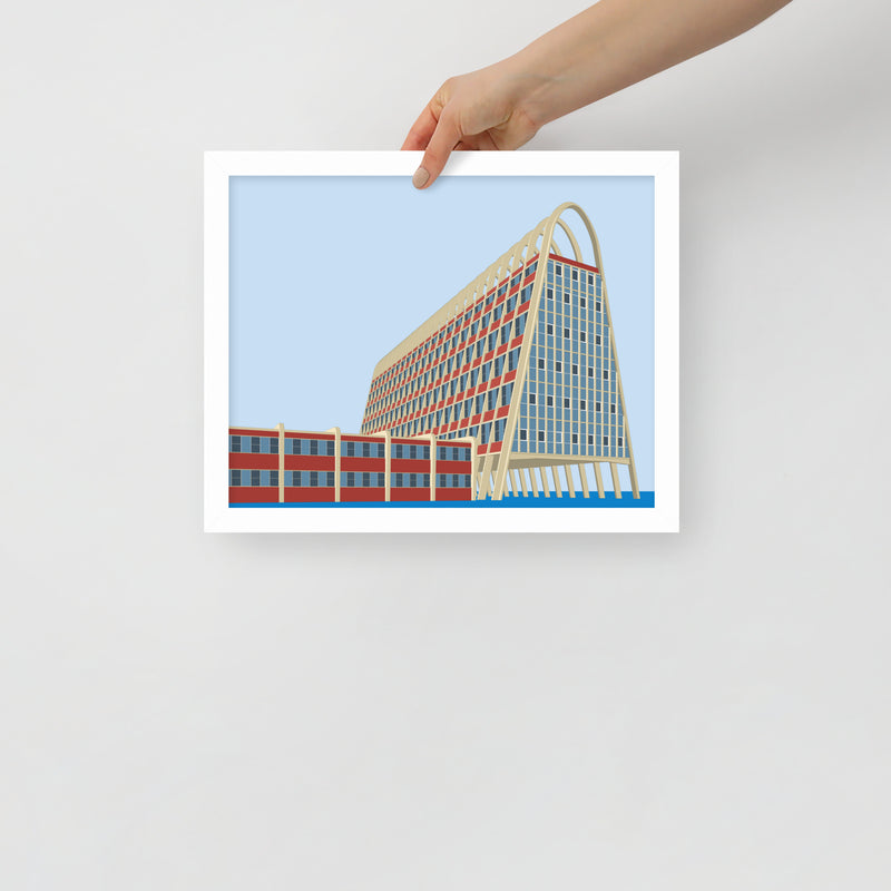 Manchester Toast Rack Framed Prints