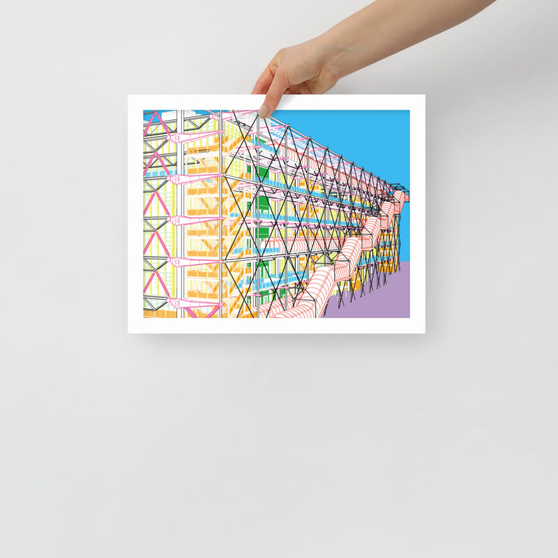 Pompidou Centre Framed Prints