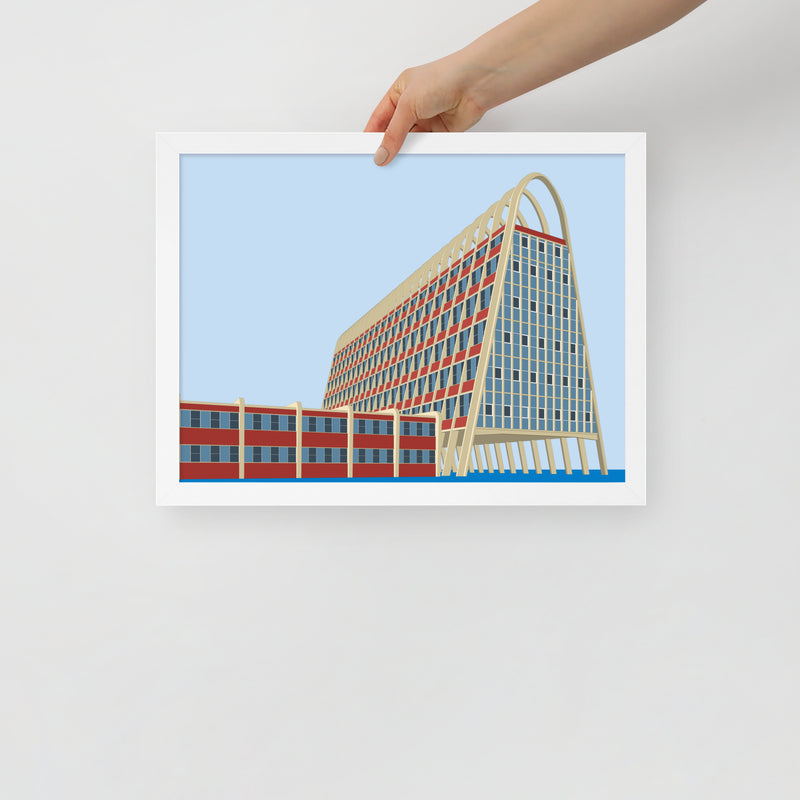 Manchester Toast Rack Framed Prints