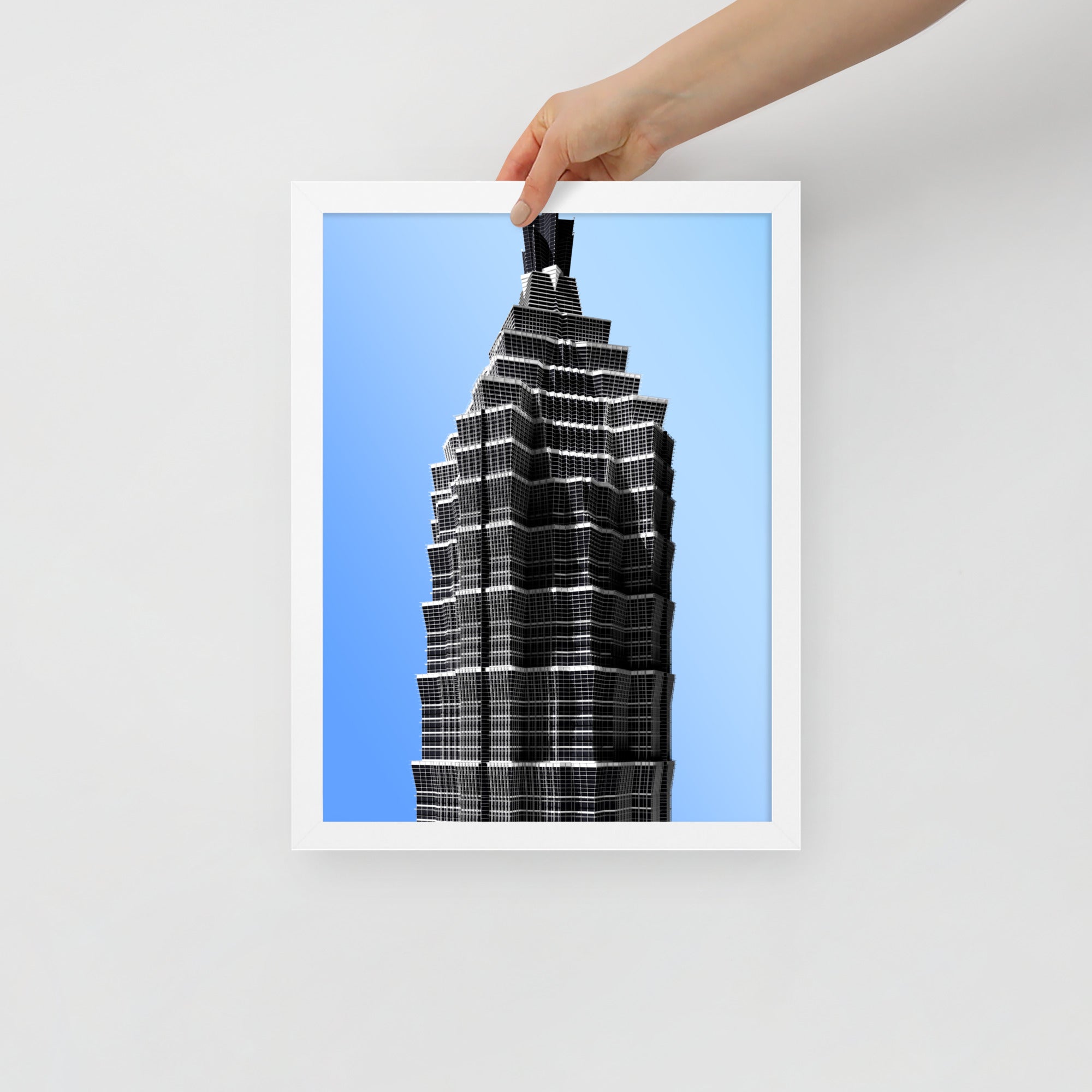 Jin Mao Tower Framed Prints