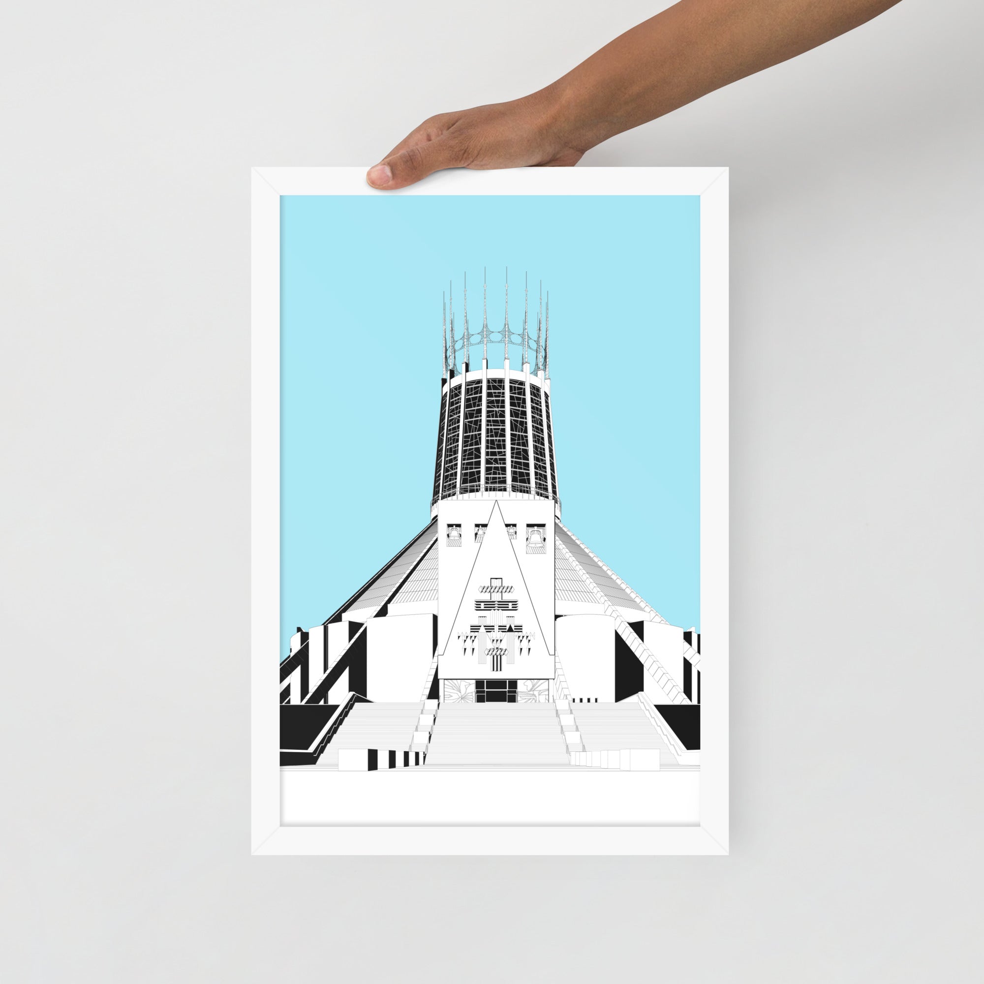 Liverpool Metropolitan Cathedral Framed Prints