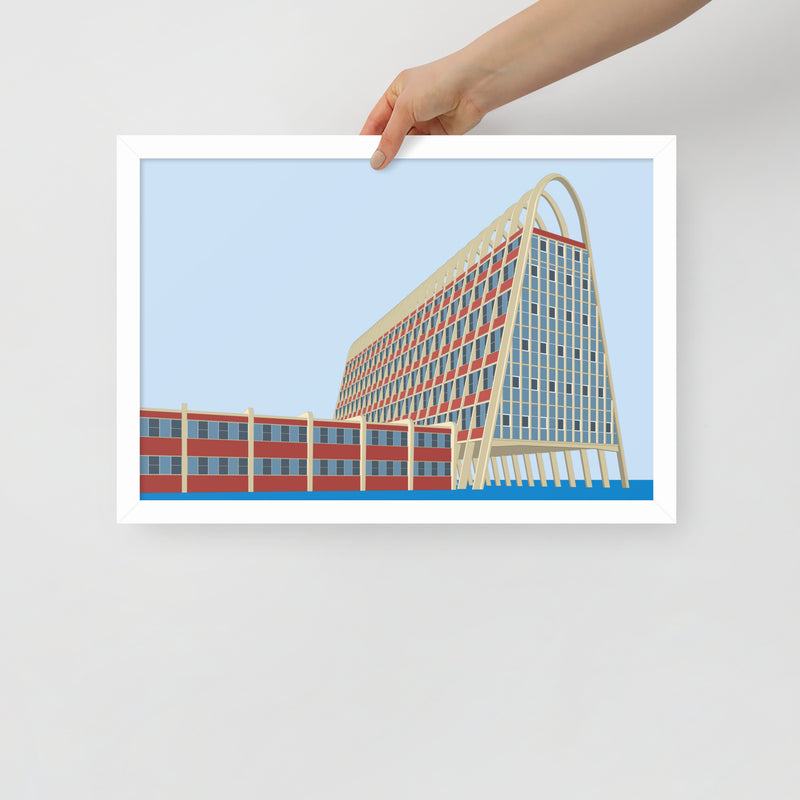 Manchester Toast Rack Framed Prints