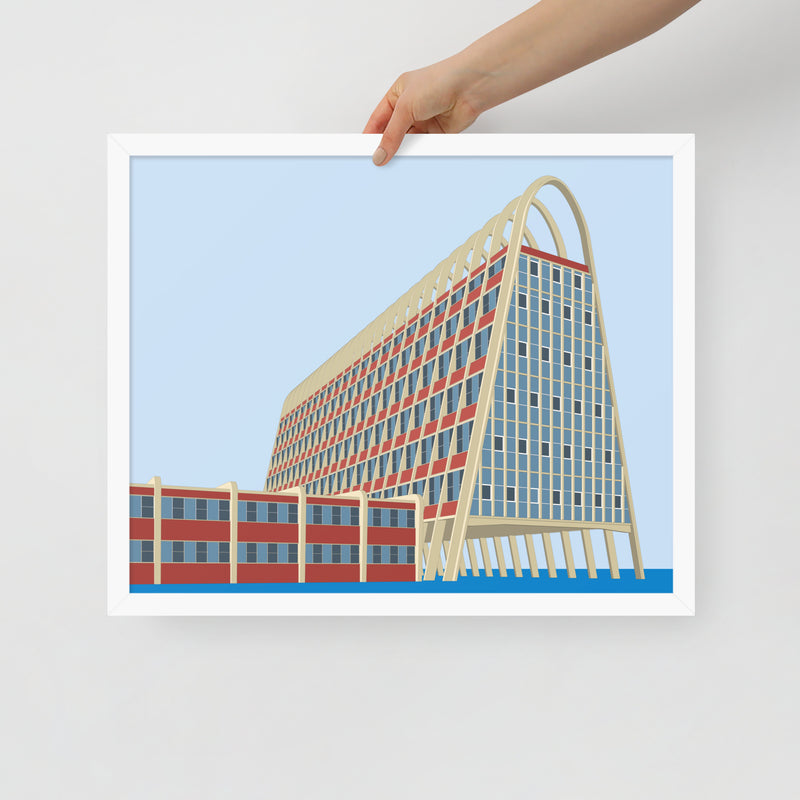 Manchester Toast Rack Framed Prints