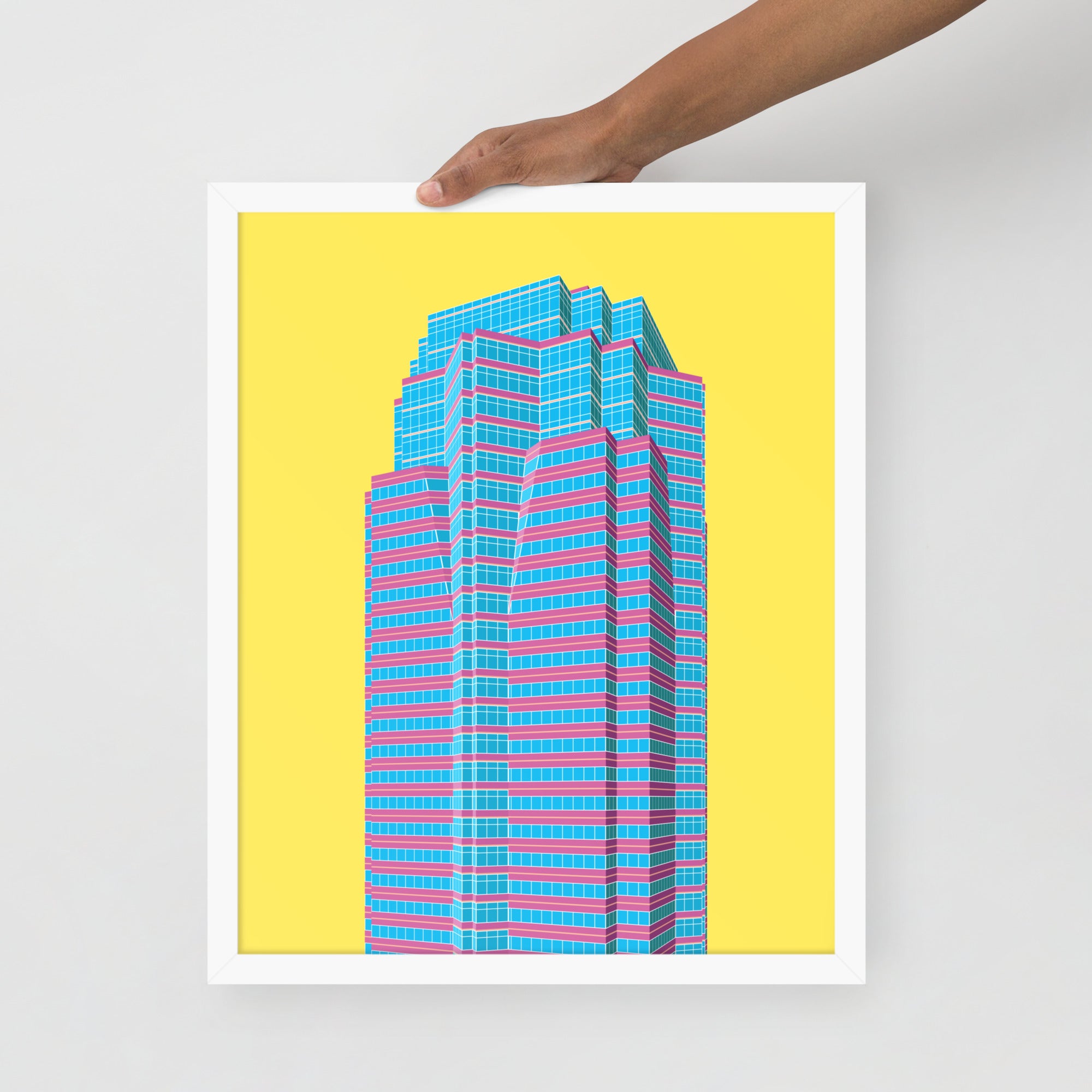 Fox Plaza Framed Prints