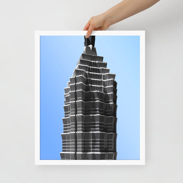 Jin Mao Tower Framed Prints