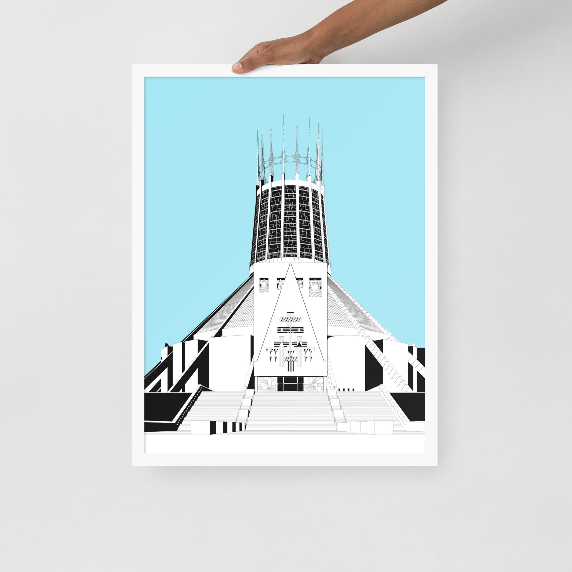 Liverpool Metropolitan Cathedral Framed Prints