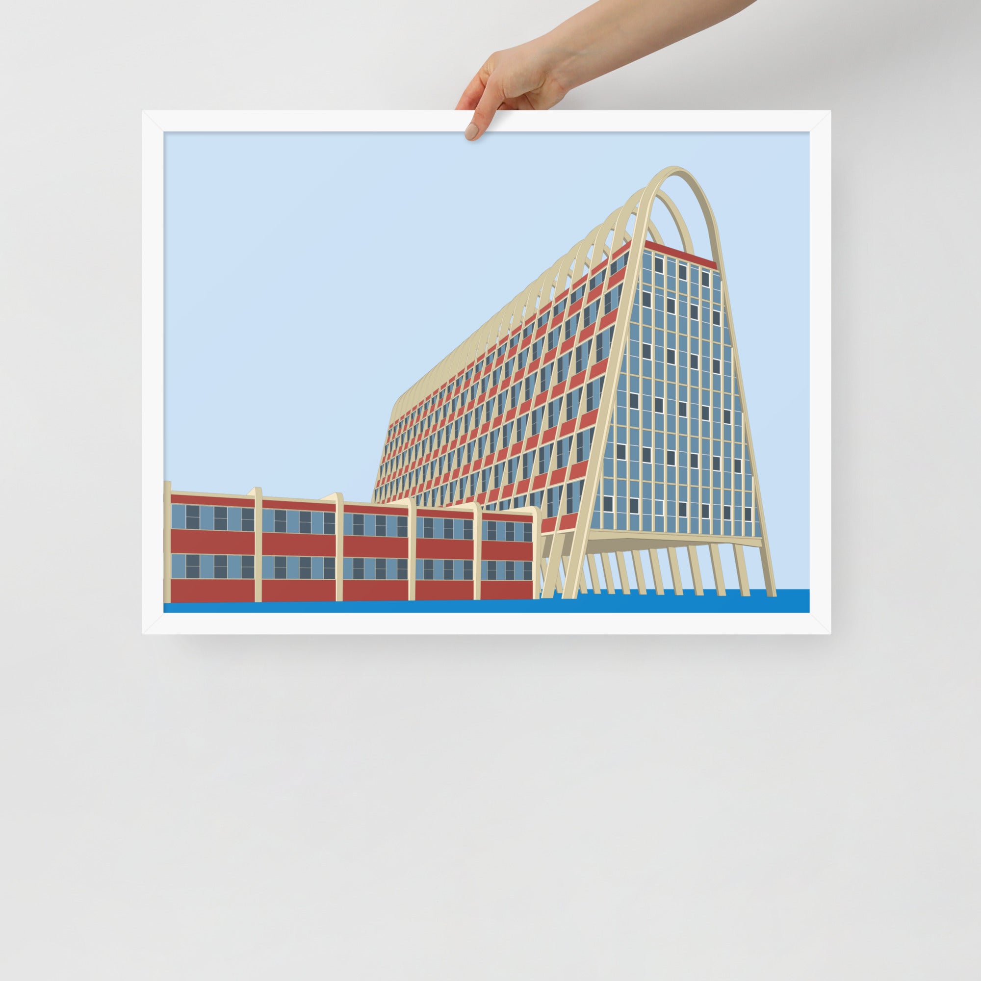 Manchester Toast Rack Framed Prints