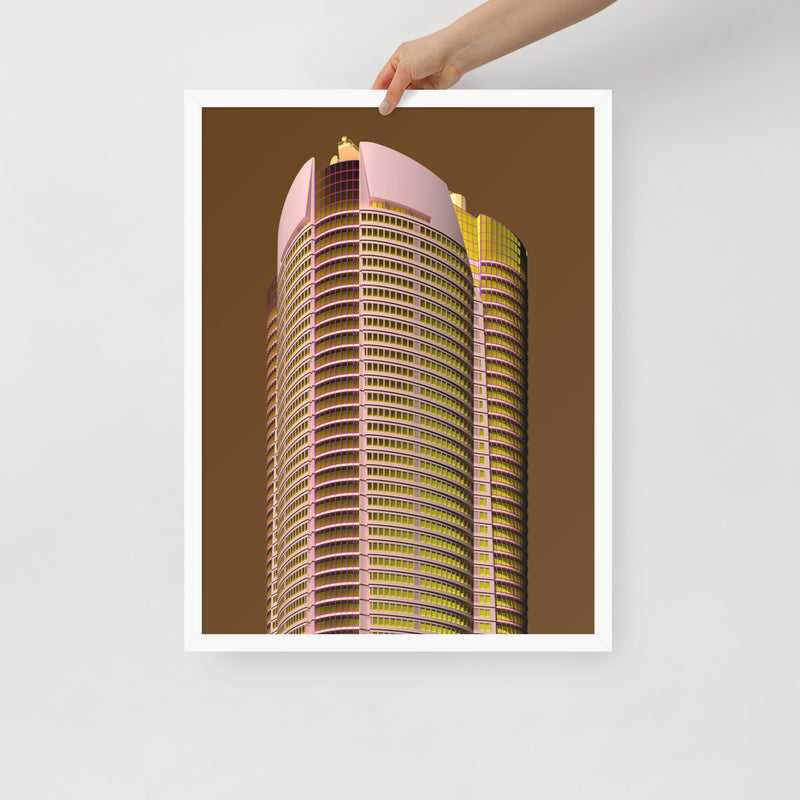 Roppongi Hills Mori Tower Framed Prints