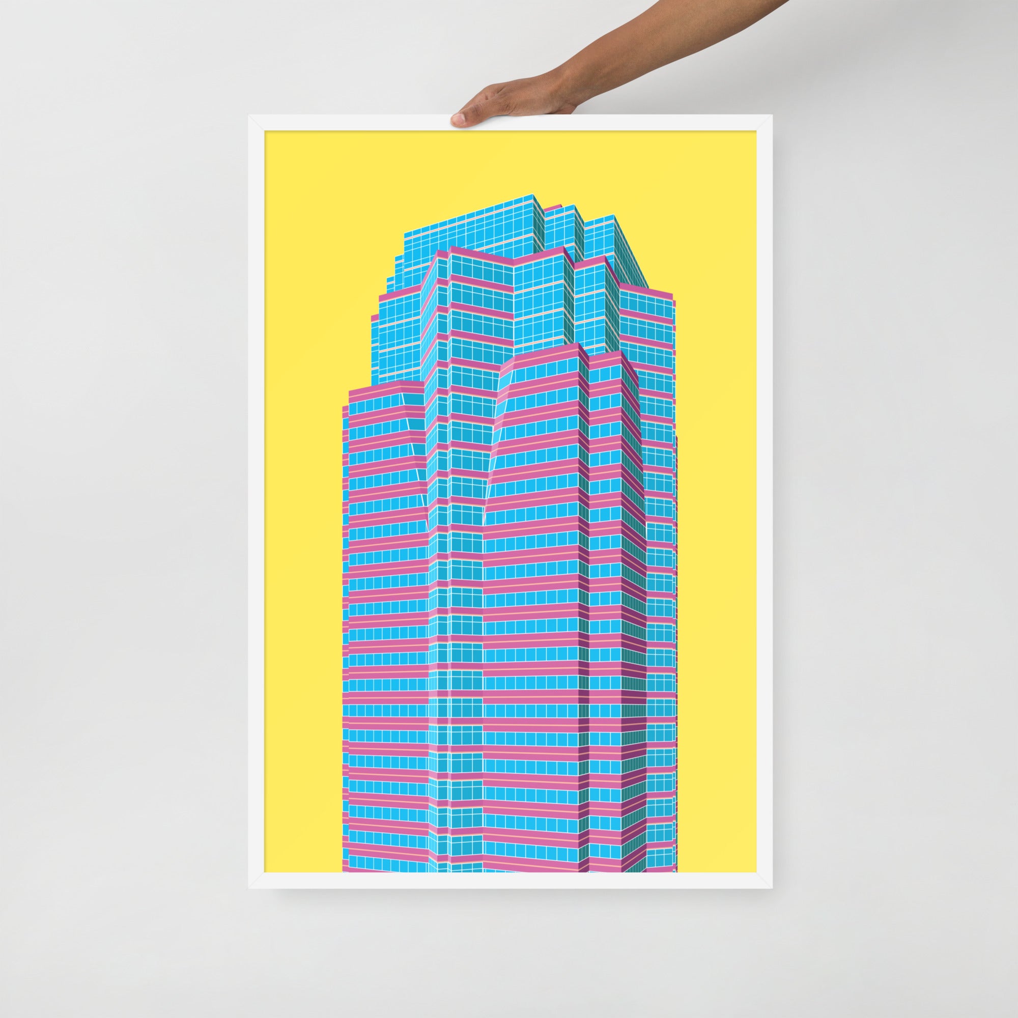 Fox Plaza Framed Prints