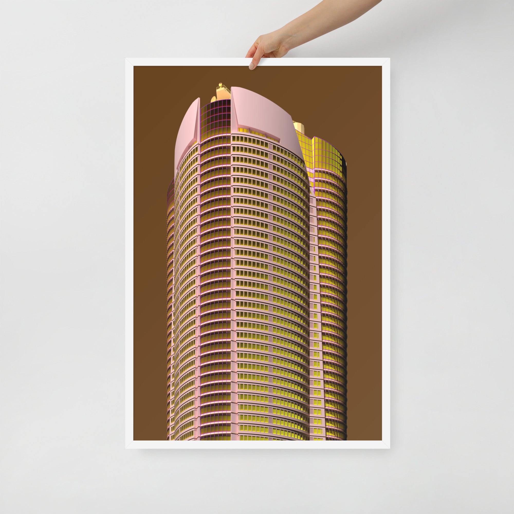 Roppongi Hills Mori Tower Framed Prints