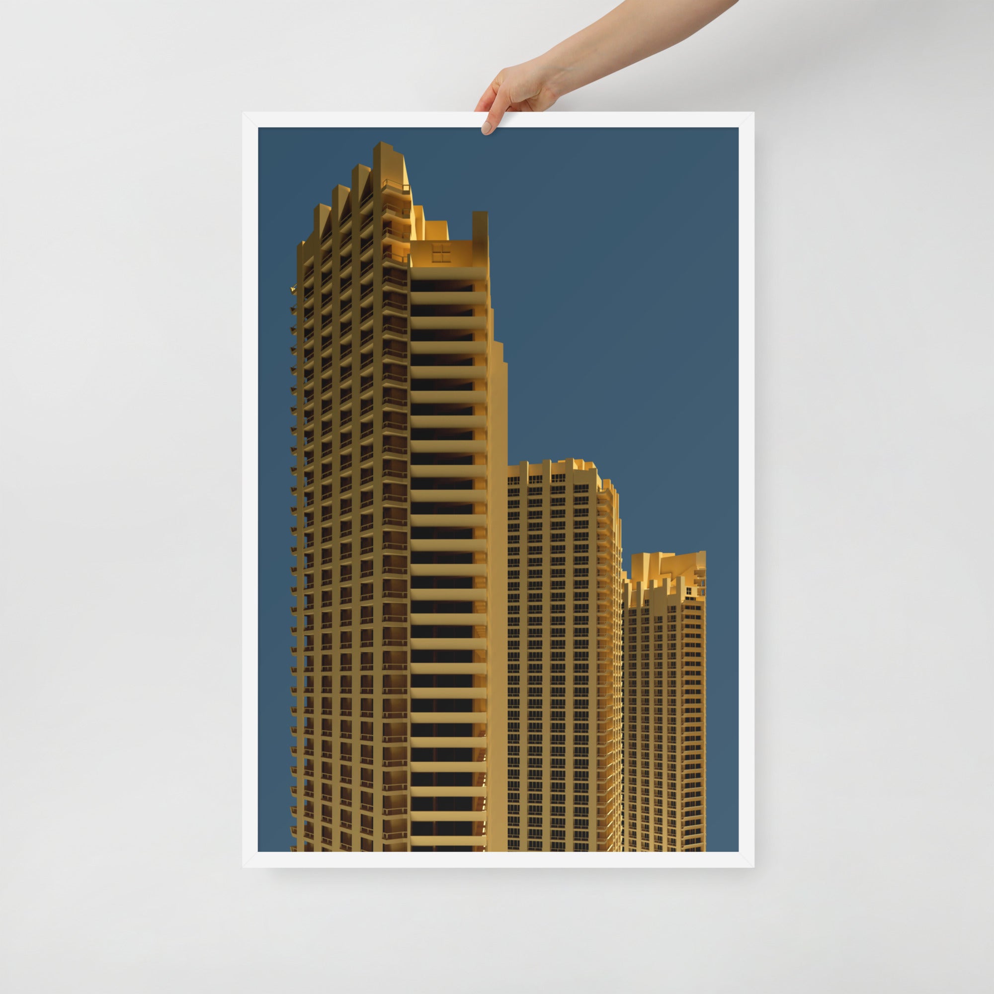 Barbican Framed Prints With Shadow