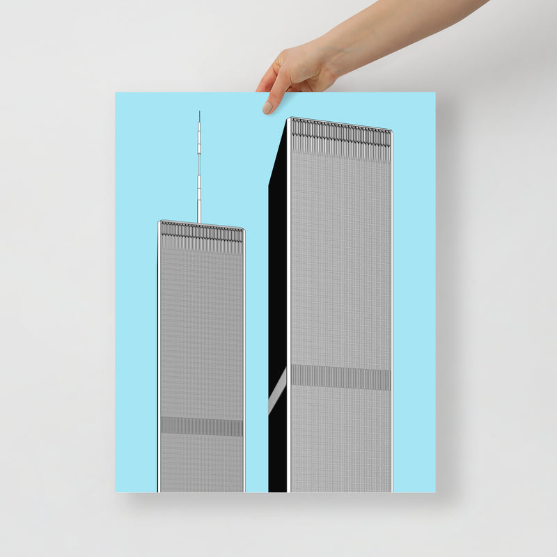 World Trade Center Blue Posters