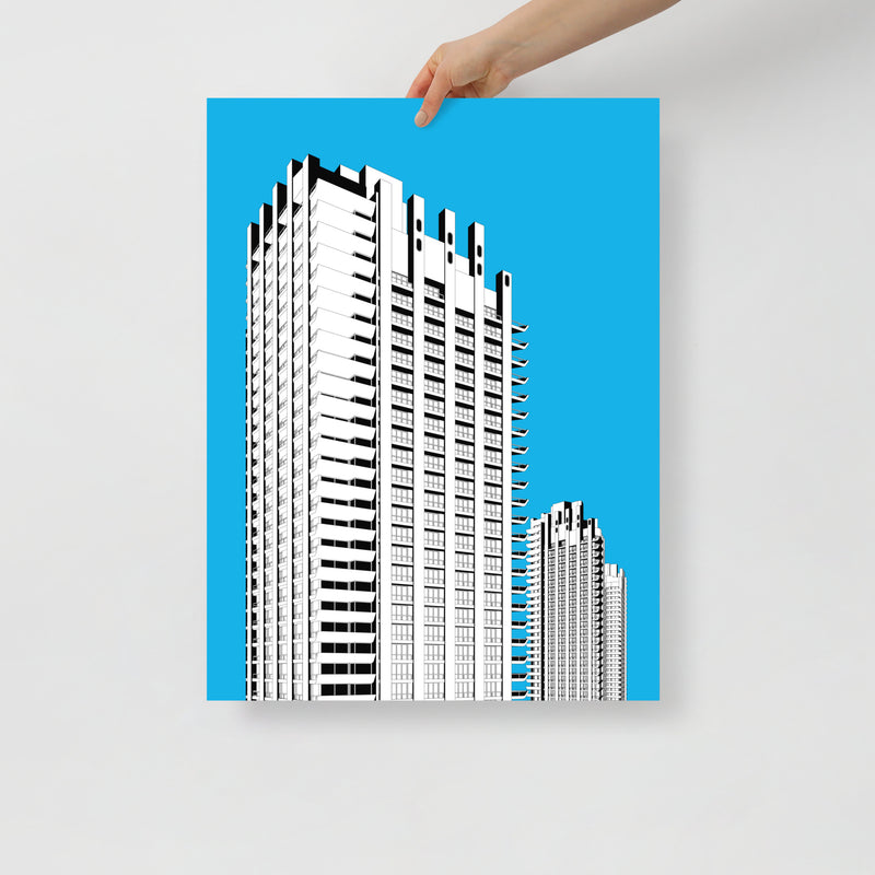 Barbican Blue Posters