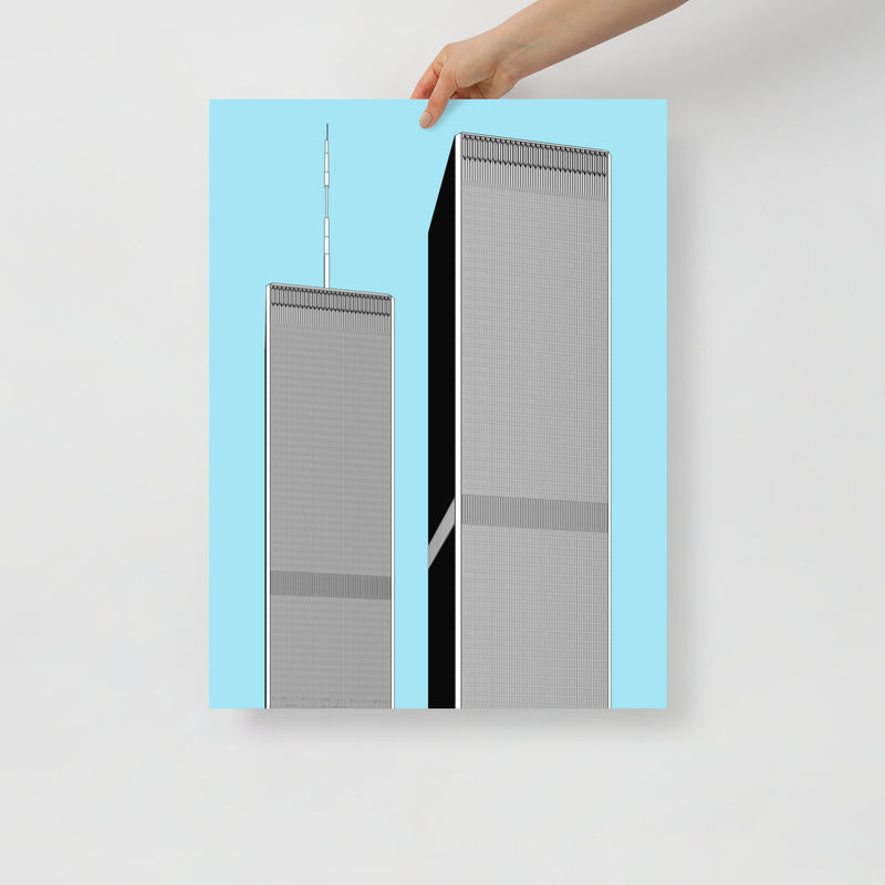 World Trade Center Blue Posters