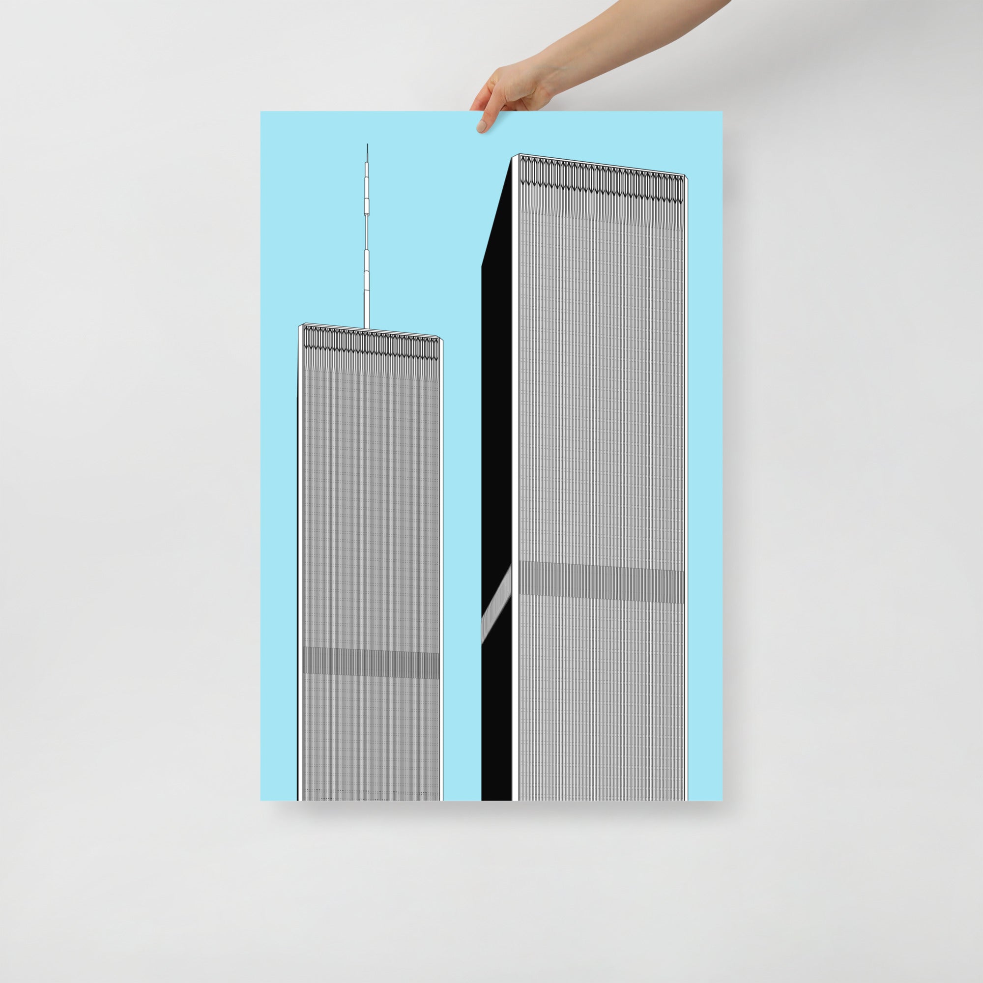 World Trade Center Blue Posters