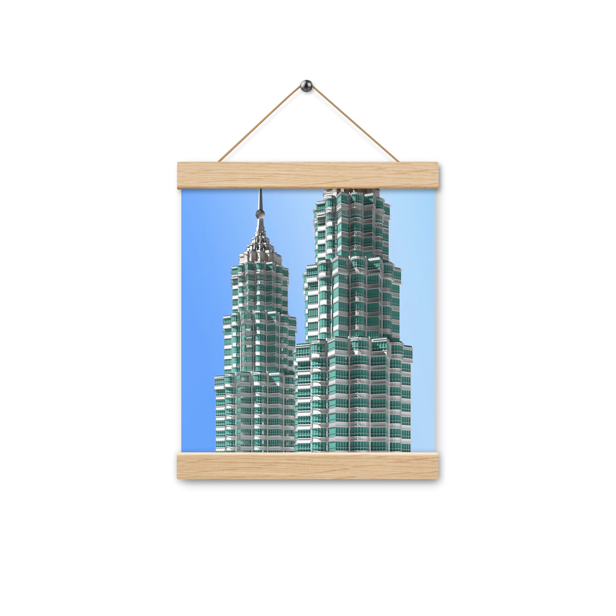 Petronas Towers Poster with Hangers