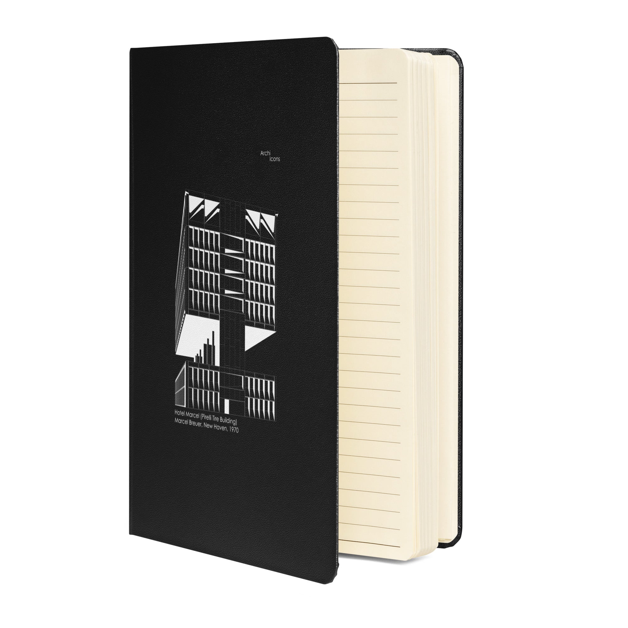 Hotel Marcel (Pirelli Tire Building) Hardcover Notebook