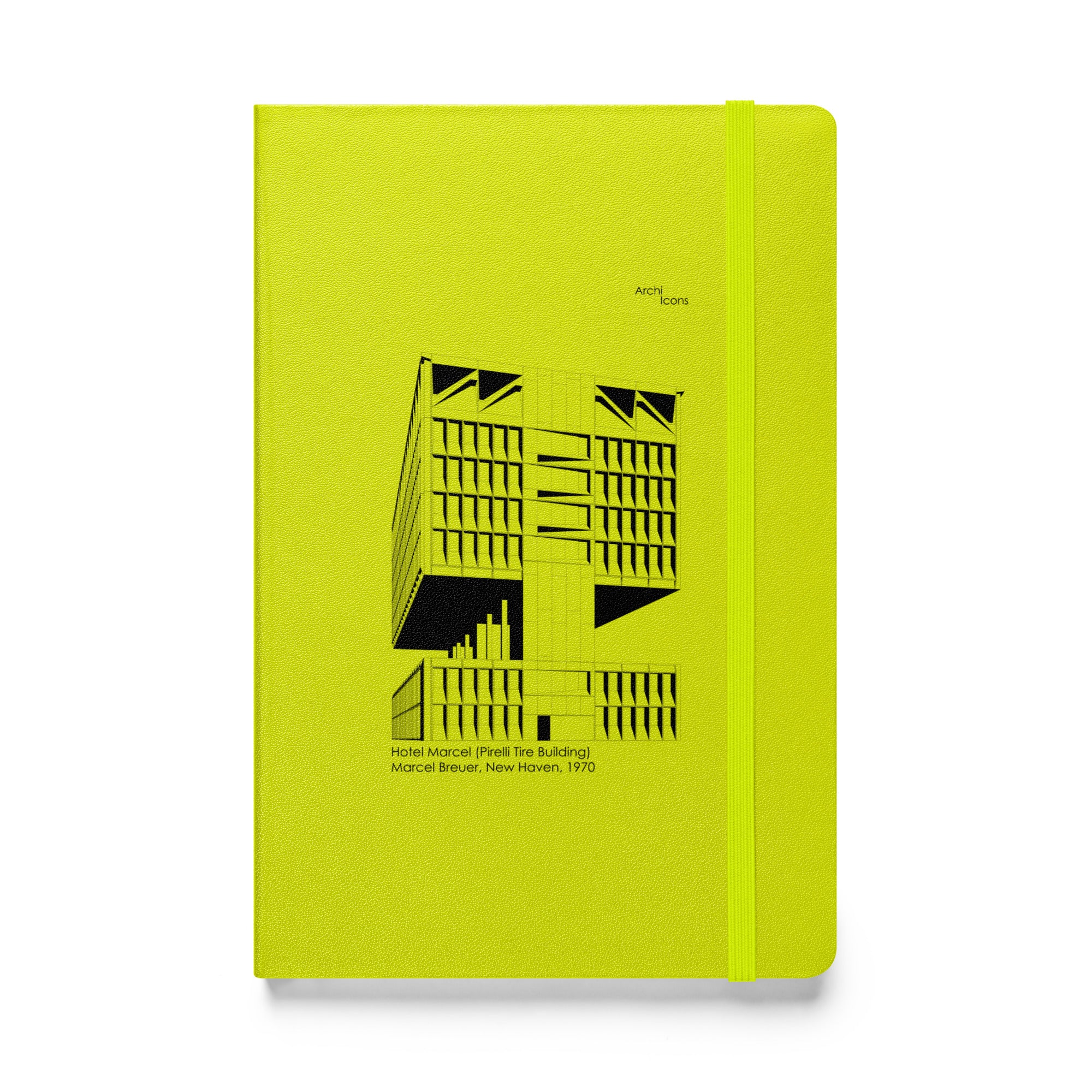 Hotel Marcel (Pirelli Tire Building) Hardcover Notebook