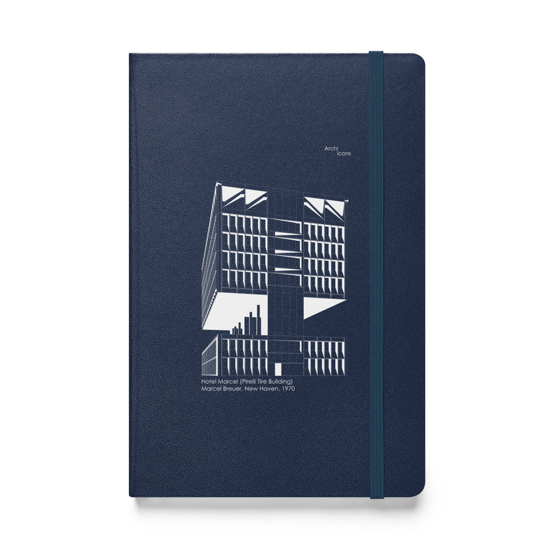 Hotel Marcel (Pirelli Tire Building) Hardcover Notebook