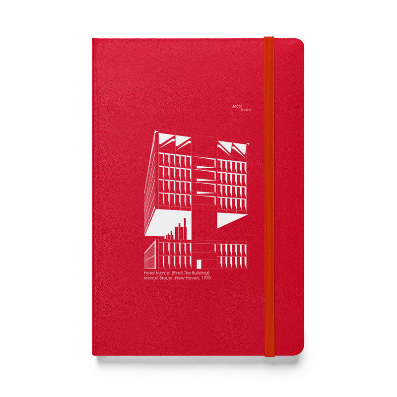 Hotel Marcel (Pirelli Tire Building) Hardcover Notebook