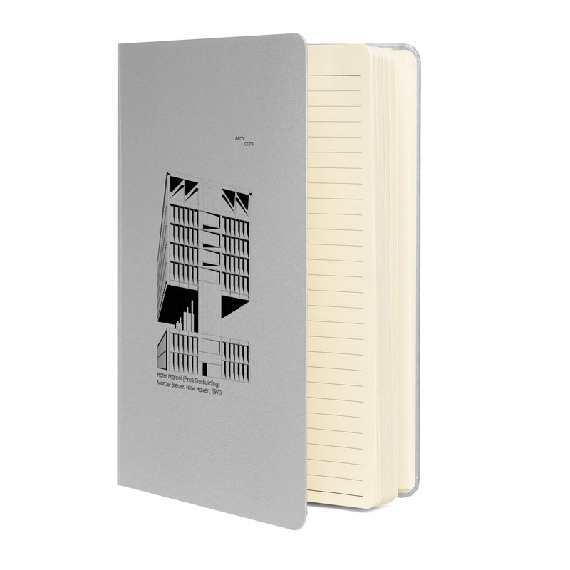 Hotel Marcel (Pirelli Tire Building) Hardcover Notebook