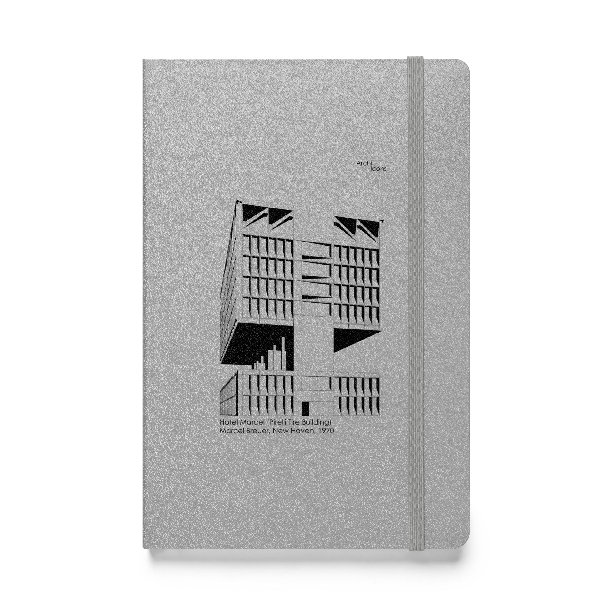 Hotel Marcel (Pirelli Tire Building) Hardcover Notebook