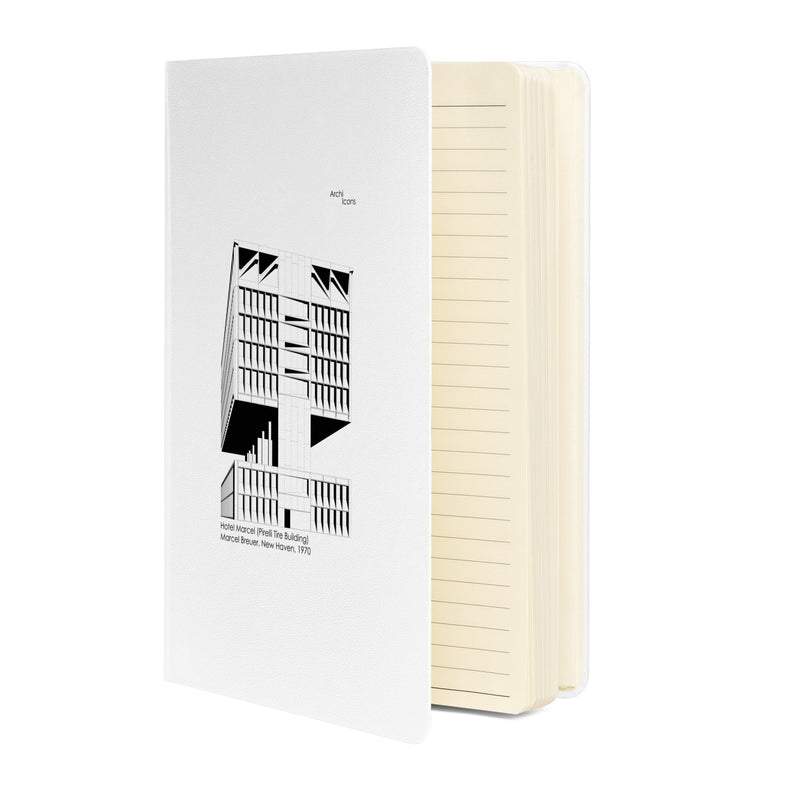 Hotel Marcel (Pirelli Tire Building) Hardcover Notebook