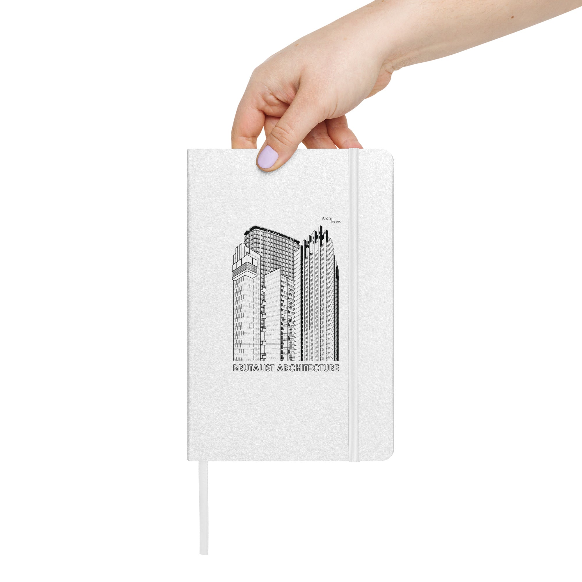 Brutalist Architecture Hardcover Notebook