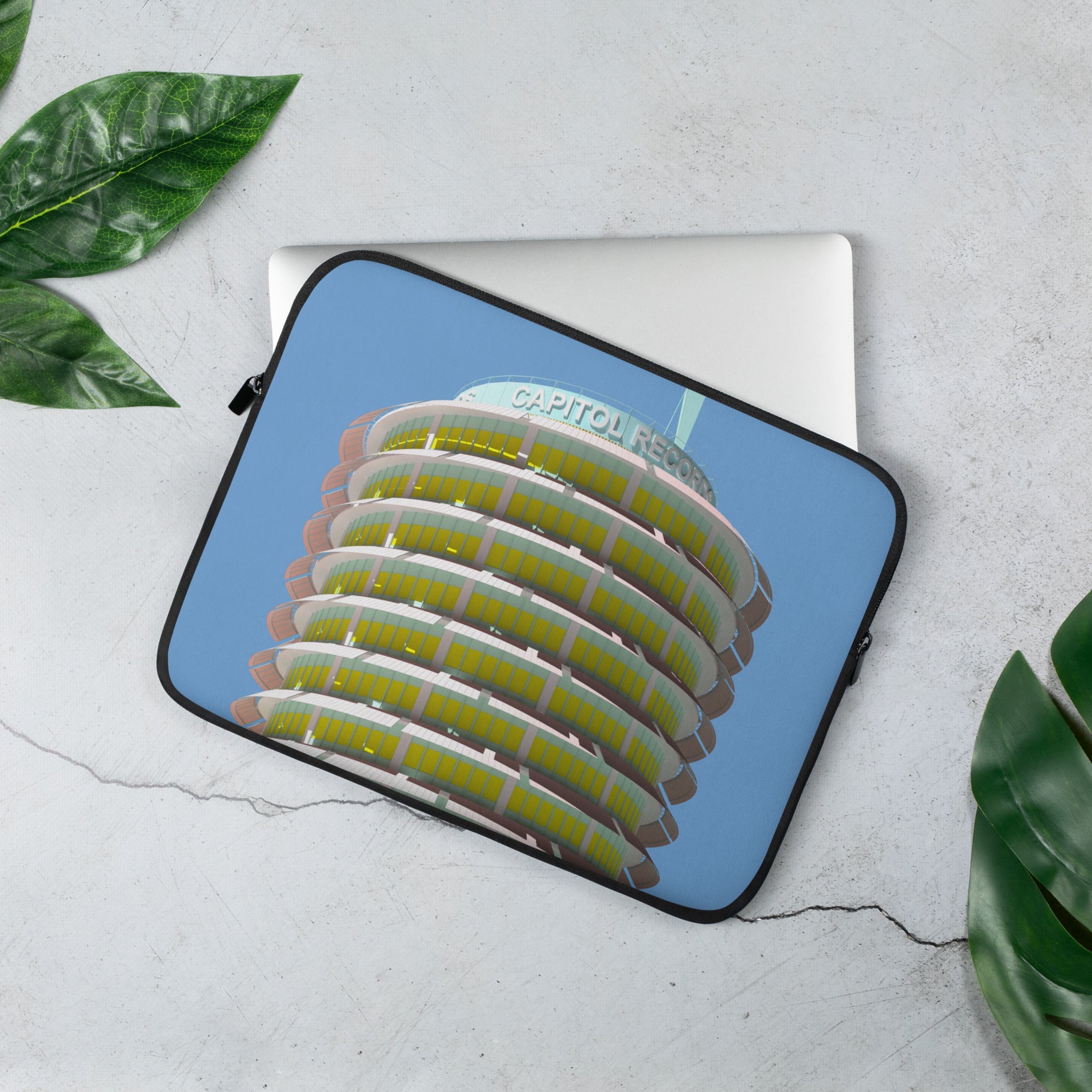 Capitol Records Building Laptop Sleeves