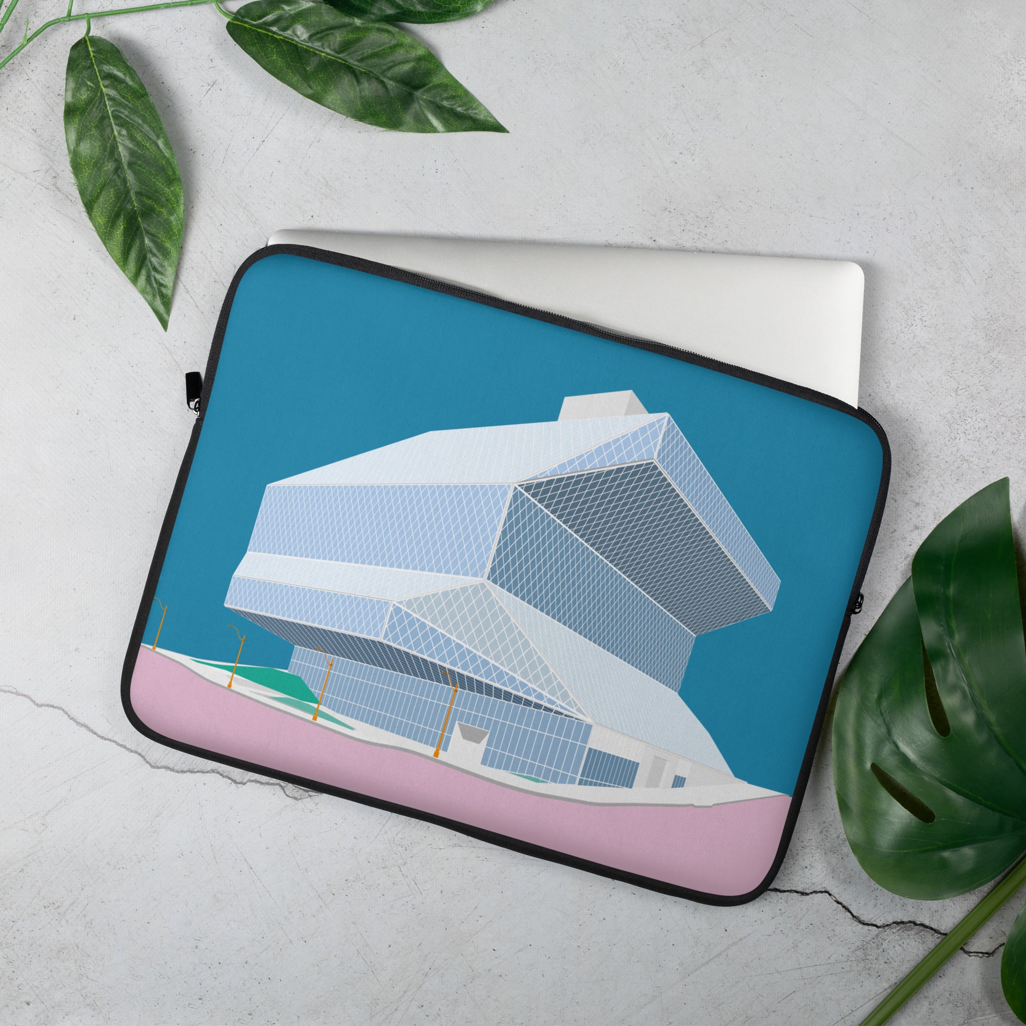 Seattle Central Library Laptop Sleeves | Rem Koolhaas Deconstructivist ...