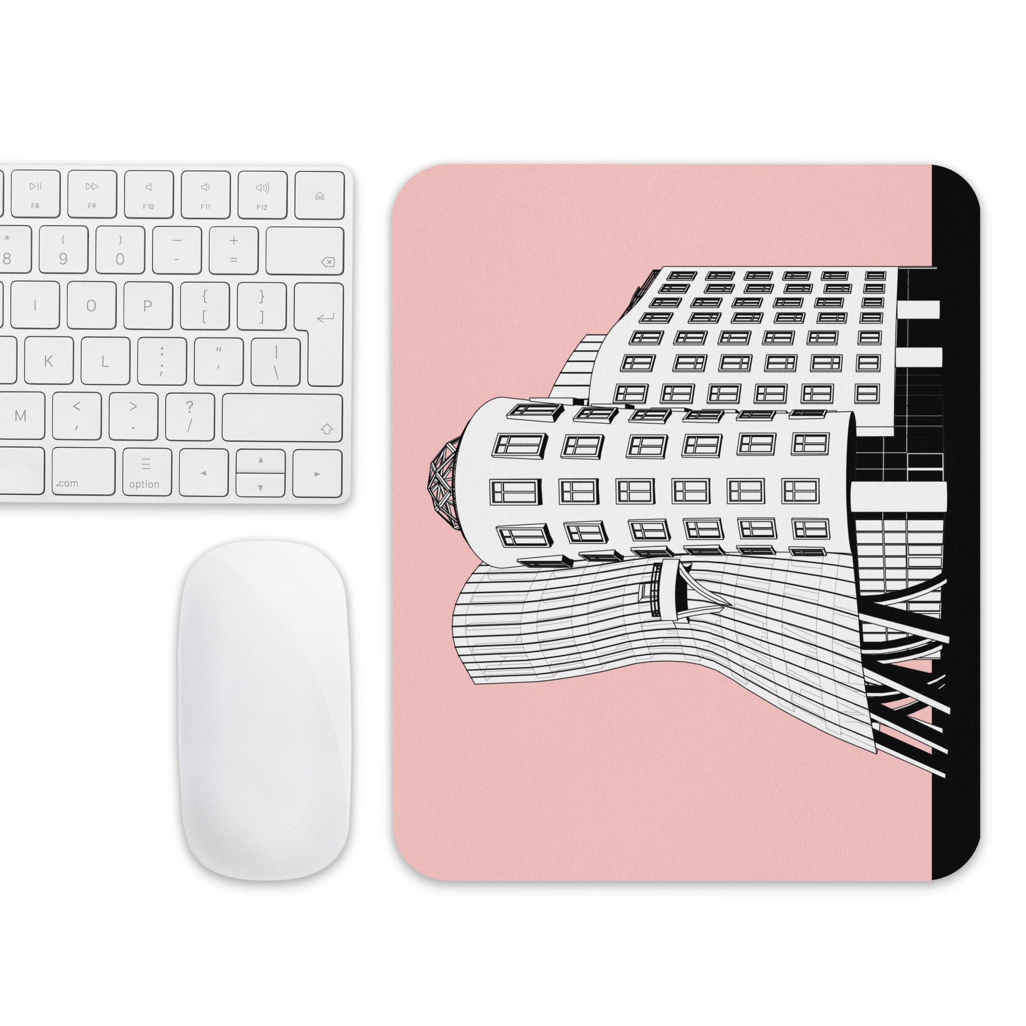 Dancing House Mouse Pads