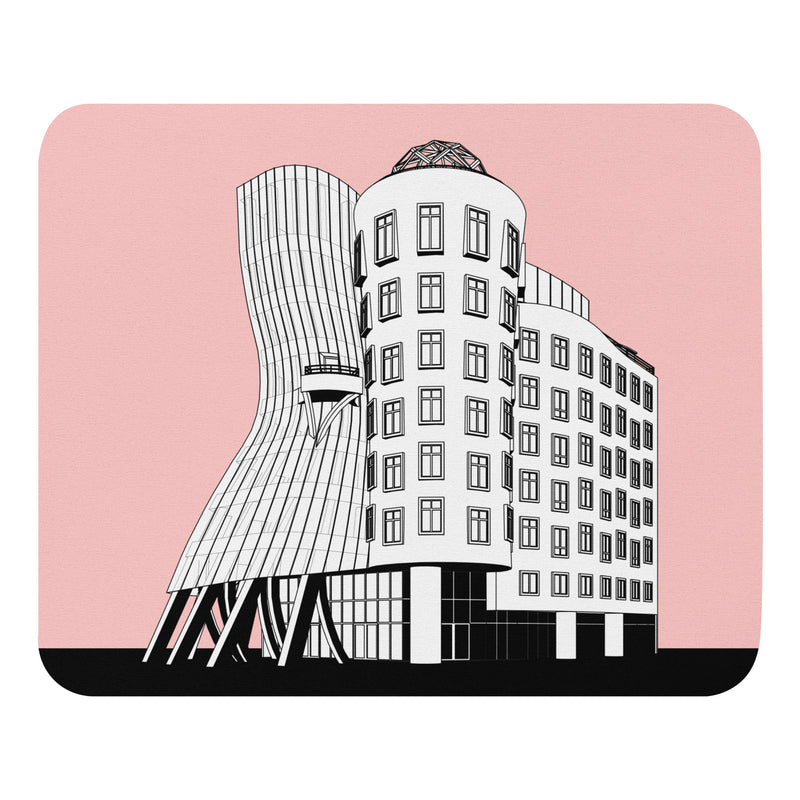 Dancing House Mouse Pads