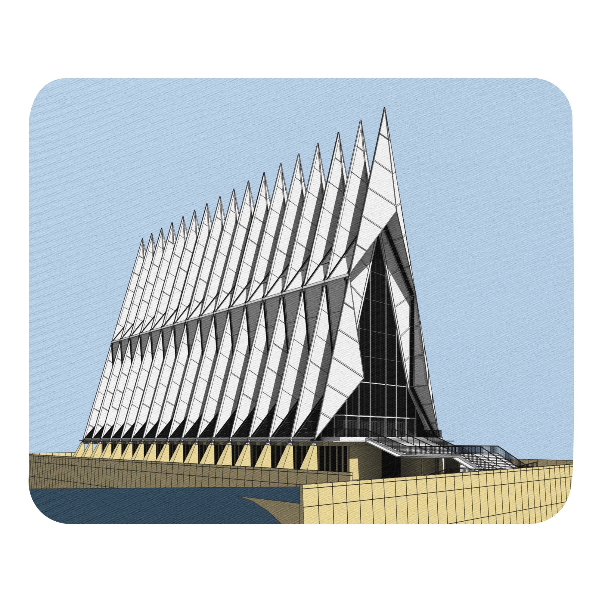 U.S. Air Force Academy Chapel Mouse Pad