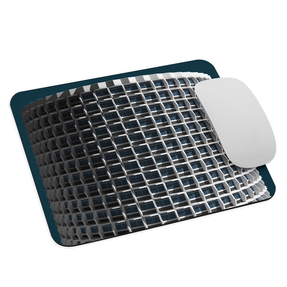 Space House With Shadows Mouse Pad