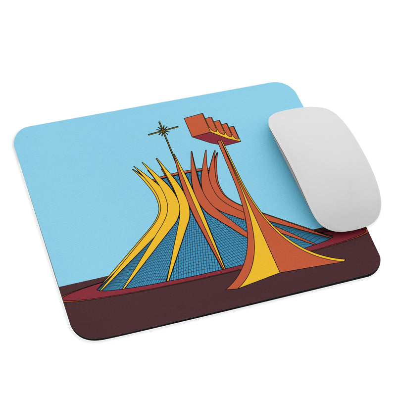 Brasilia Cathedral Mouse Pad