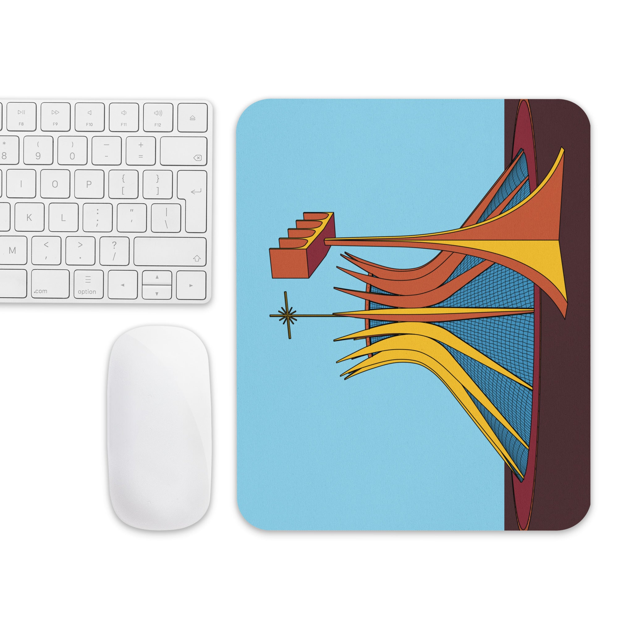 Brasilia Cathedral Mouse Pad