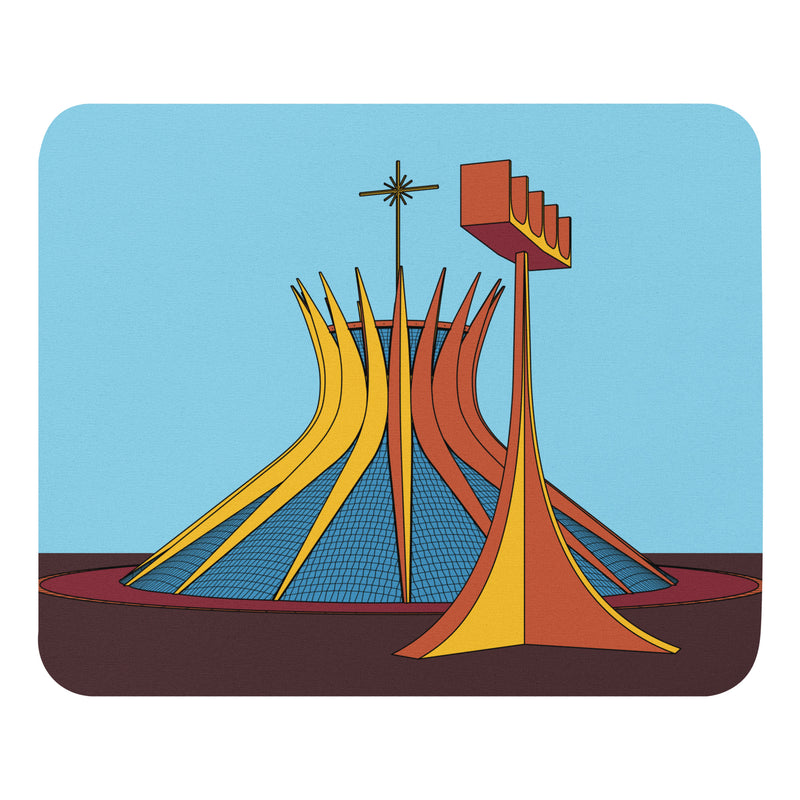 Brasilia Cathedral Mouse Pad