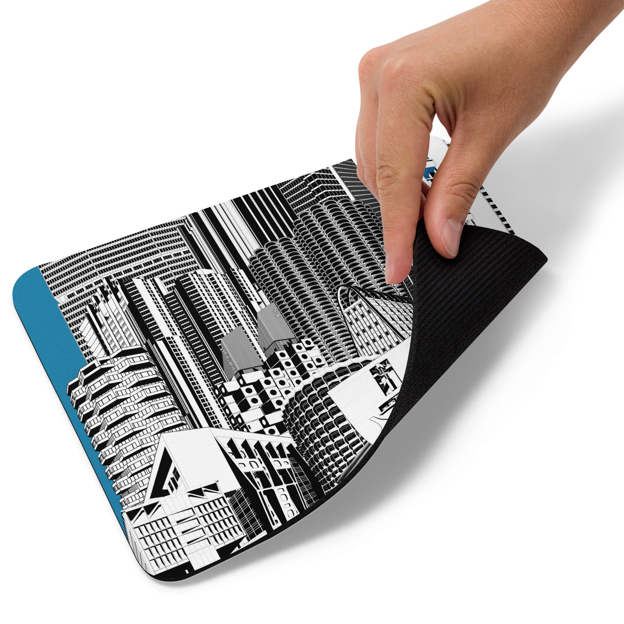 Brutalist Architecture Mouse Pad