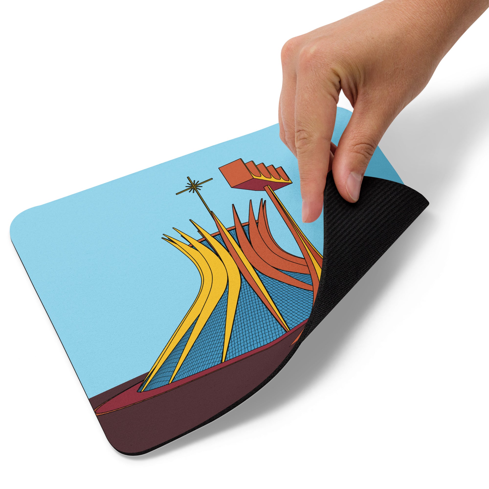 Brasilia Cathedral Mouse Pad