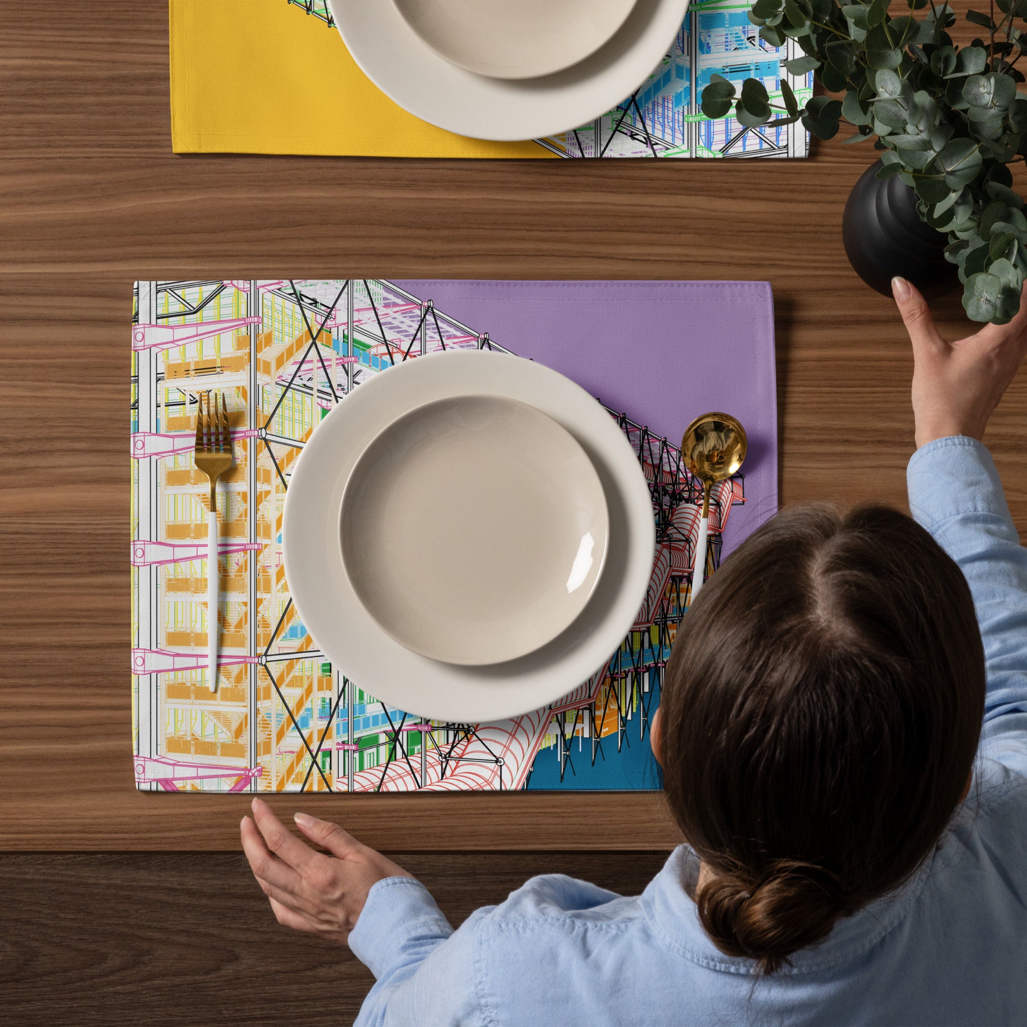 Pompidou Centre Placemat Set