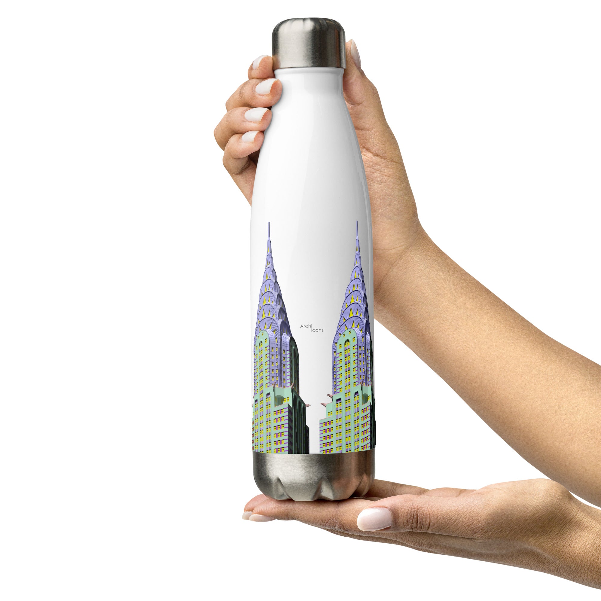 Chrysler Building Stainless Steel Water Bottle