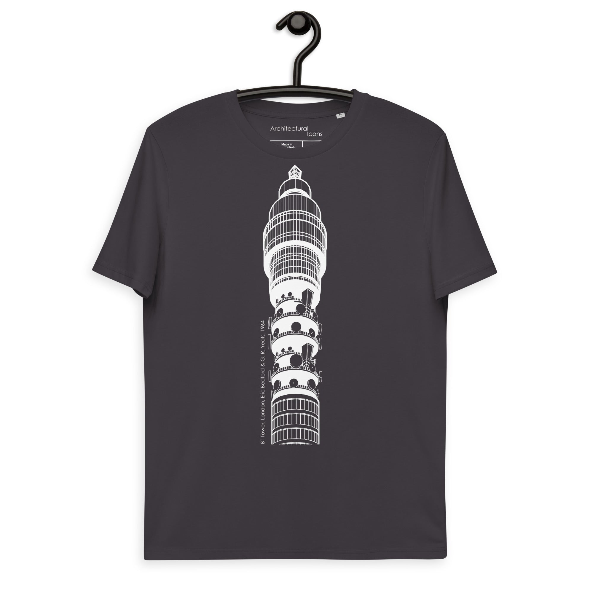 BT Tower Unisex Organic Cotton T-Shirts