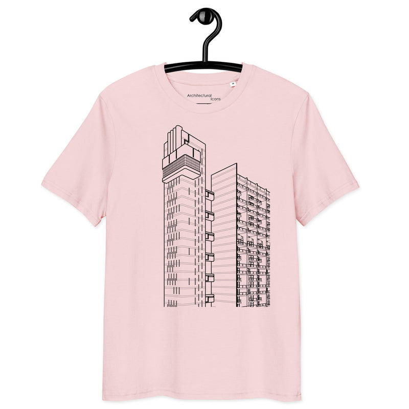 Trellick Tower Detail Unisex Organic Cotton T-Shirts