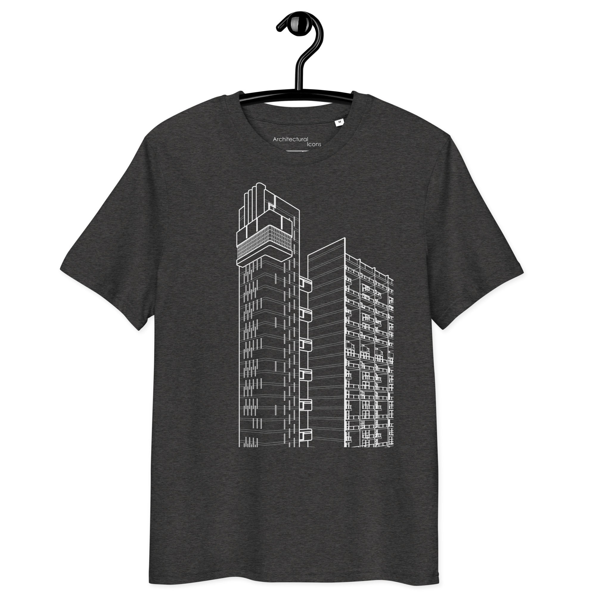 Trellick Tower Detail Unisex Organic Cotton T-Shirts