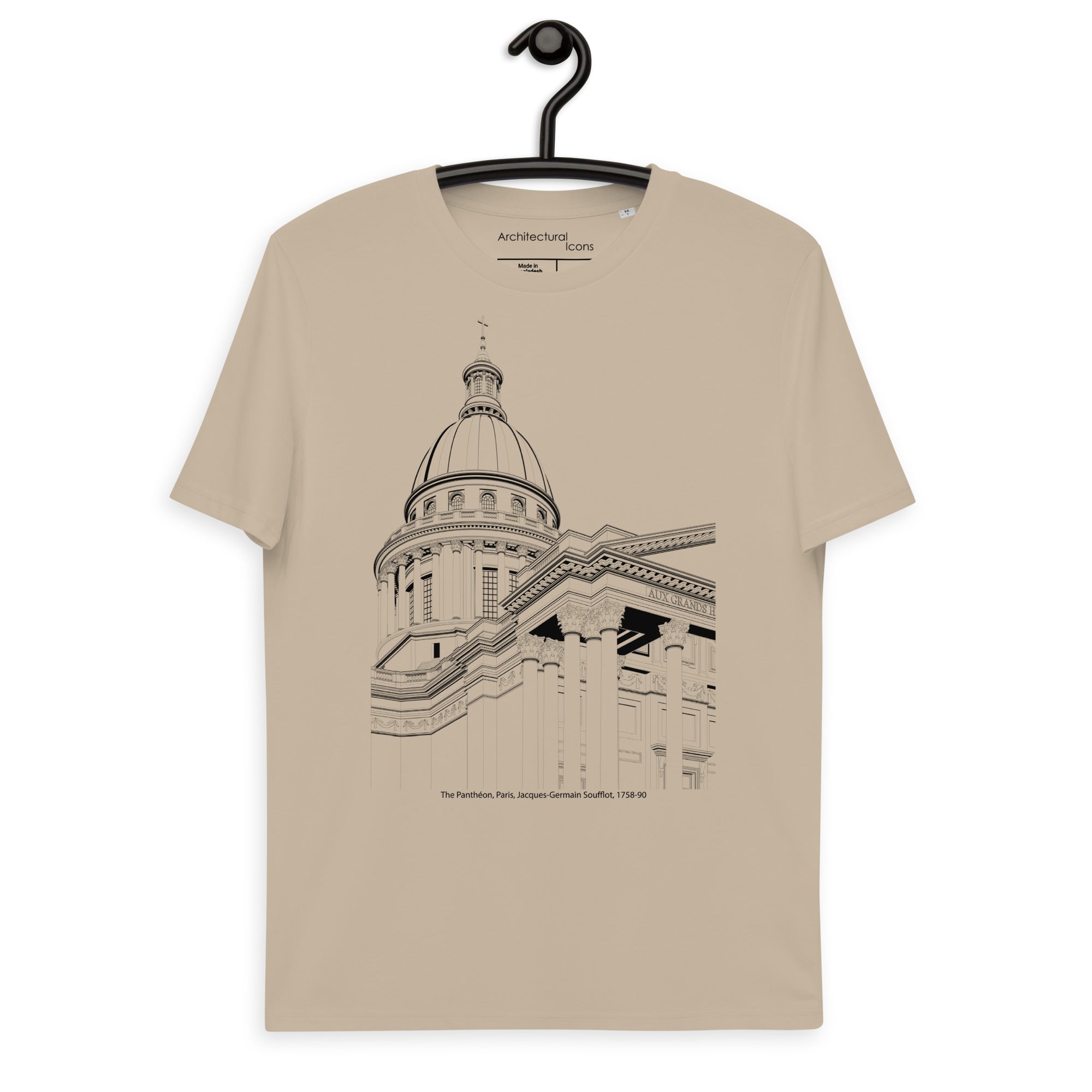 Panthéon Paris Unisex Organic Cotton T-Shirts