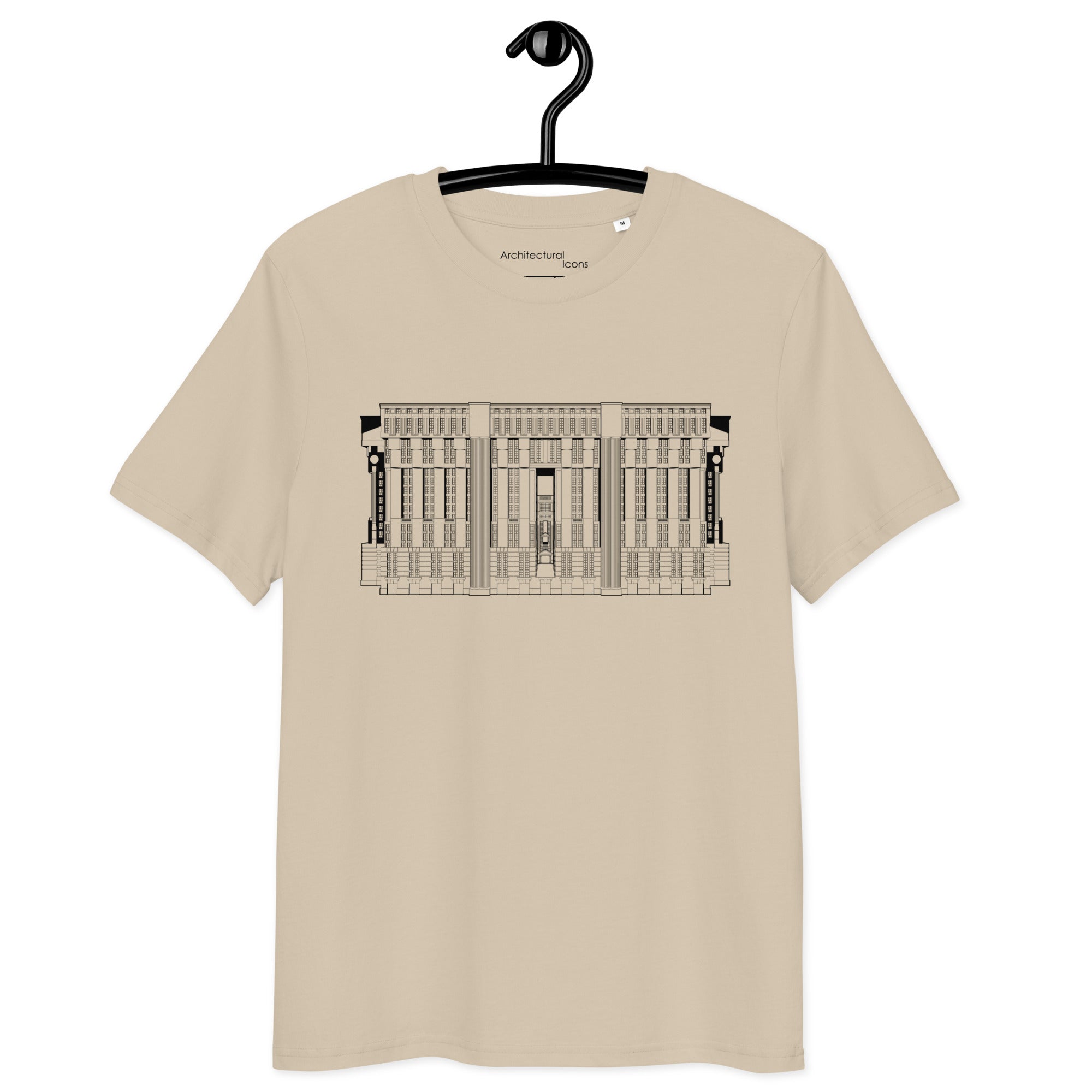 Les Espaces d'Abraxas Eastern Elevation Unisex Organic Cotton T-Shirts