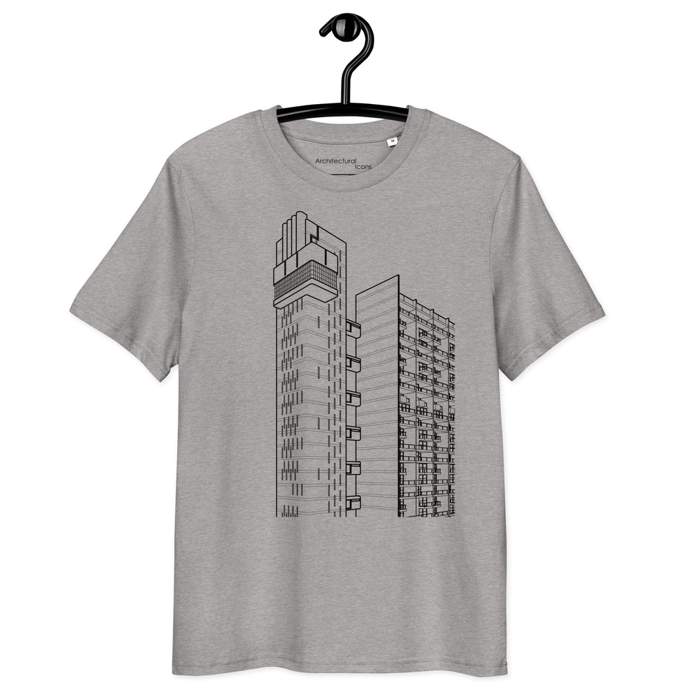 Trellick Tower Detail Unisex Organic Cotton T-Shirts